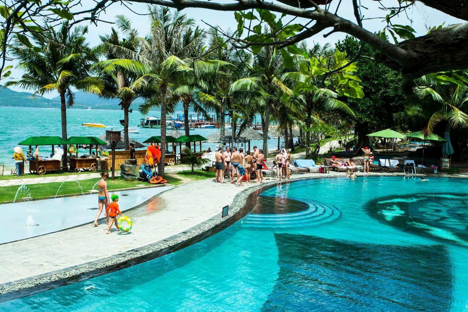 The resort on Hon Tam island off Nha Trang.